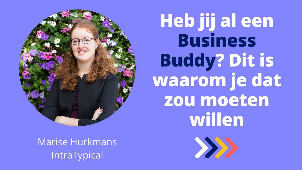 Heb jij al een Business Buddy? Dit is waarom je dat zou moeten willen