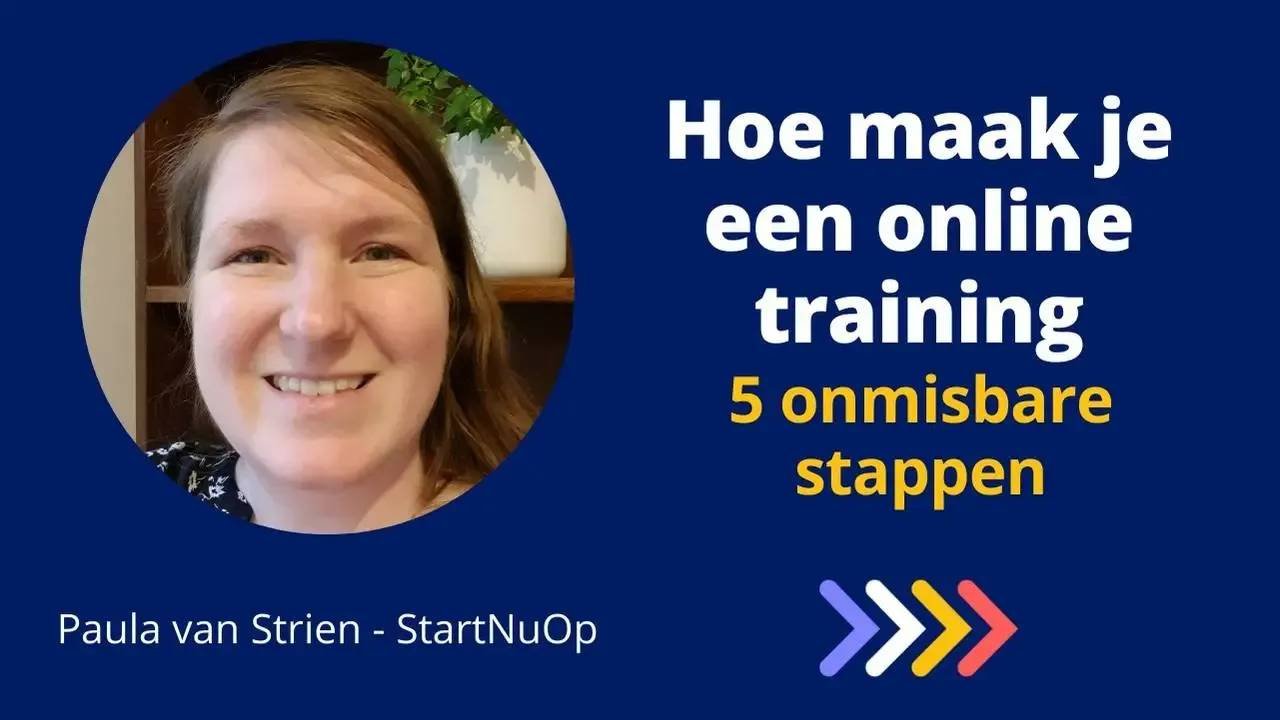 Hoe maak je een online training