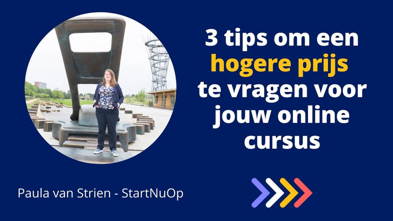 3 tips om een hogere prijs te vragen voor jouw online cursus